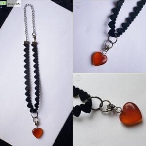 RED AGATE CHOKER NECKLACE