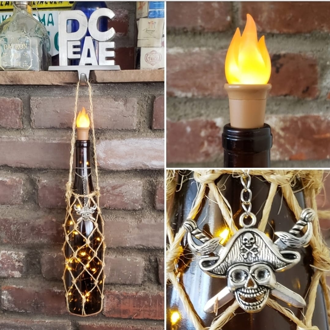 PIRATE WINE BOTTLE LIGHT