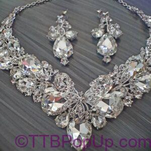 Australian Crystal Necklace & Earring Set