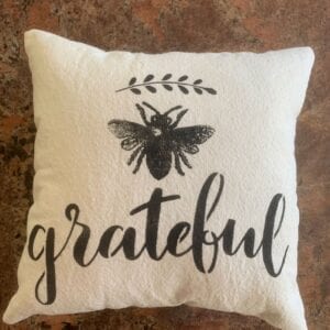 Be Grateful/Stay Humble Pillow