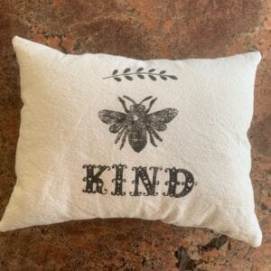 Be Kind/Never Regret Pillow