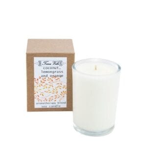 Coconut, Lemongrass, & Orance Aromatherapy Soy Candle