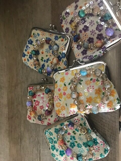 Bracelet and coin purse set