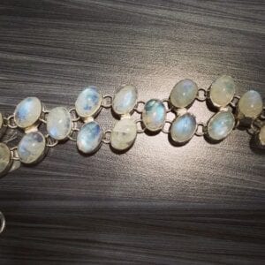 Moonstone & Sterling Silver Bracelet