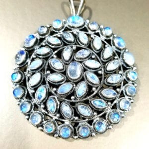 Rainbow Moonstone Pendant