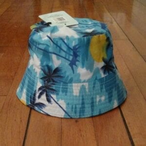 Turquoise Tropical Bucket Hat