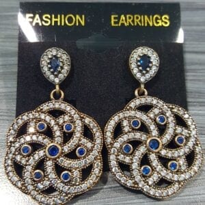 Vintage Style Sterling Silver Earrings