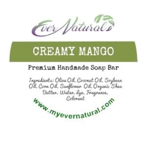 Creamy Mango & Coconut Oil Shea Butter Soap Bar
