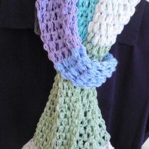 Spring Iris Scarf