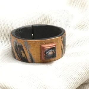Designer Look Brown Checked Bracelet