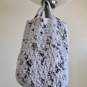 Friendly black-white bag