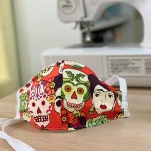 Frida & Skulls Facemask