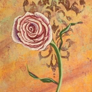 Pink Rose Painting