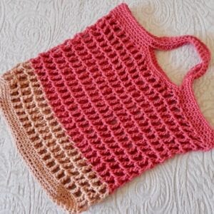 Knit Bag Salmon