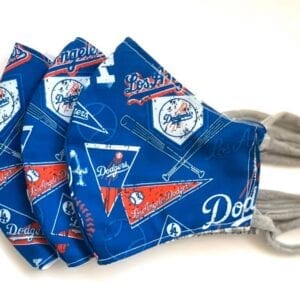 LA Dodgers Face Mask