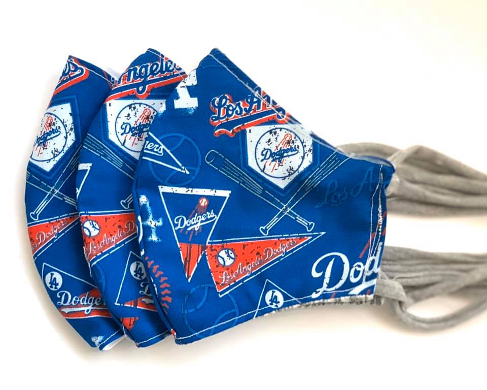 LA Dodgers Face Mask