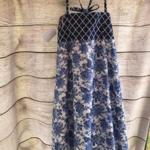 Vintage Floral Halter Dress size 7
