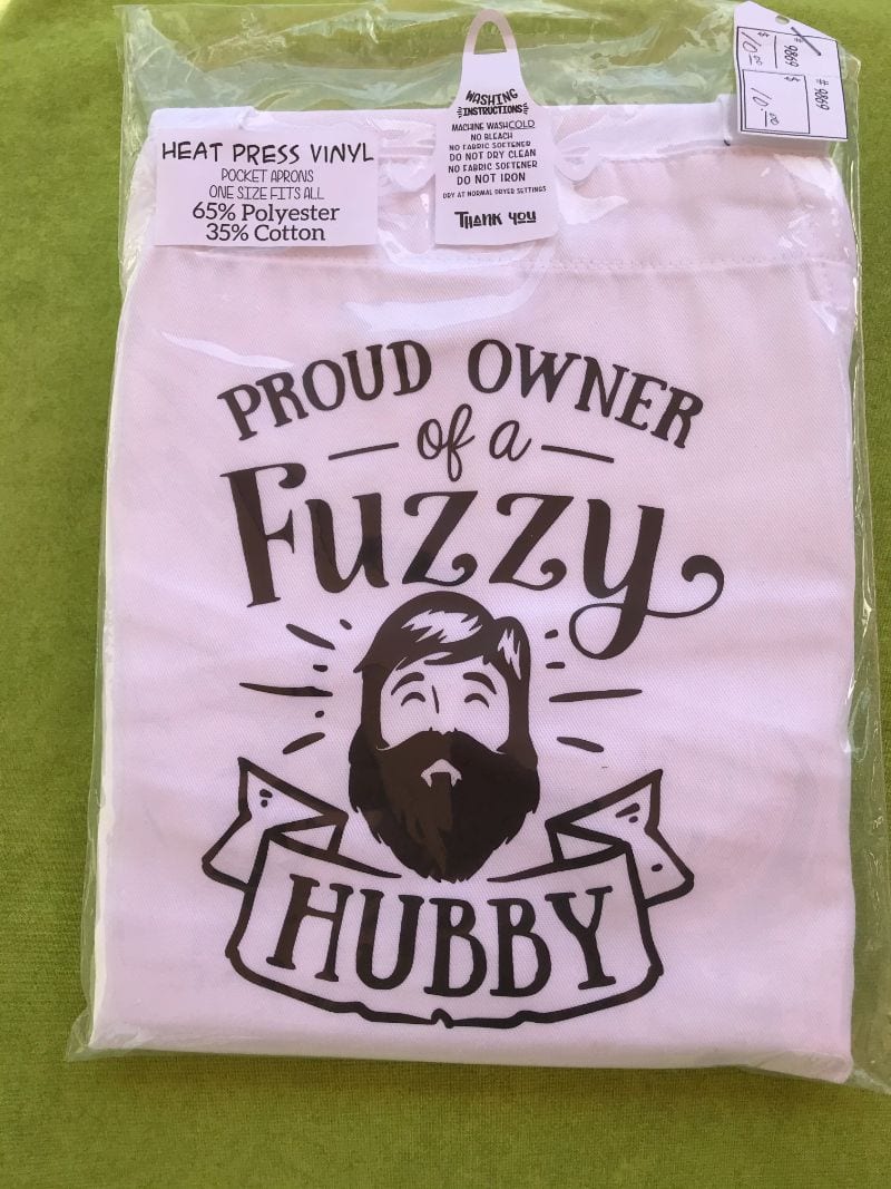 Fuzzy Hubby Apron