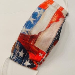 Patriotc Face Mask Watercolor