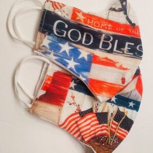God Bless America Face Mask