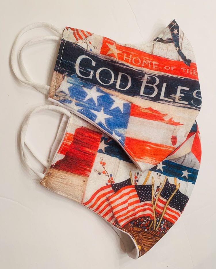 God Bless America Face Mask