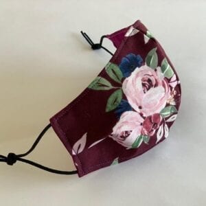 Rose Pattern Face Mask