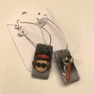 Handmade Porcelain Earrings