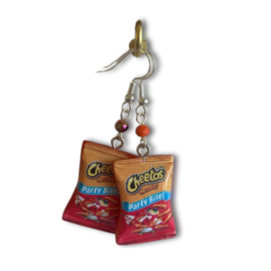 Handmade Cheetos earrings