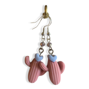 Handmade cactus earrings