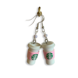 Handmade Starbucks earrings